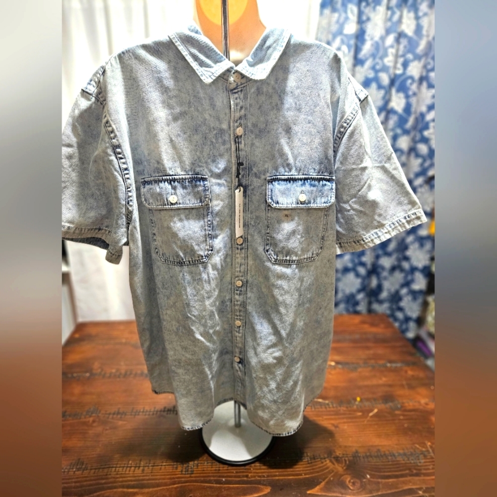 Denim Mens Dress Shirt